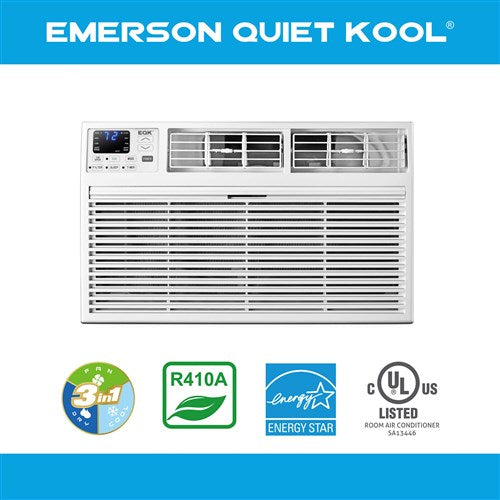 Emerson Quiet - 8,000 BTU Through-the-Wall Air Conditioner, 115V | EATC8RE1T Emerson Quiet - 8,000 BTU Through-the-Wall Air Conditioner, 115V | EATC8RE1T