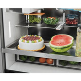 Midea - 22 CF Stainless Steel Counter-Depth 4-Door French Door Dispenser Wi-Fi - MRQ22D7AST Midea - 22 CF Stainless Steel Counter-Depth 4-Door French Door Dispenser Wi-Fi - MRQ22D7AST