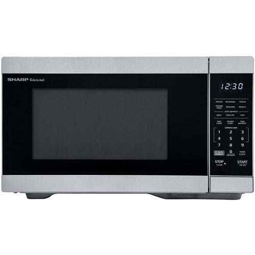 Sharp - 1.1 CF Smart Countertop Microwave Oven, Orville Redenbacher's Certified - Stainless Sharp - 1.1 CF Smart Countertop Microwave Oven, Orville Redenbacher's Certified - Stainless
