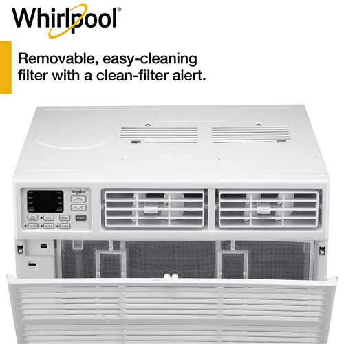 Whirlpool Energy Star 10,000 BTU 115V Window-Mounted Air Conditioner with Remote Control | WHAW101BW Whirlpool Energy Star 10,000 BTU 115V Window-Mounted Air Conditioner with Remote Control | WHAW101BW