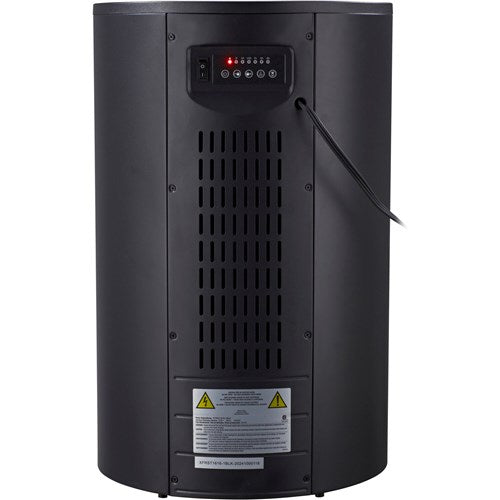 Cambridge - 25"x16"x16" Round Free Standing Fireplace - Black Cambridge - 25"x16"x16" Round Free Standing Fireplace - Black