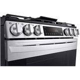 LG - 5.8 CF Gas Single Oven Slide-In Range, Air Fry, Fan Convection, ThinQ - LSGL5833F LG - 5.8 CF Gas Single Oven Slide-In Range, Air Fry, Fan Convection, ThinQ - LSGL5833F