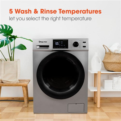 Magic Chef - 2.7 Cu Ft Washer Dryer Combo - MCSCWD27S5 Magic Chef - 2.7 Cu Ft Washer Dryer Combo - MCSCWD27S5