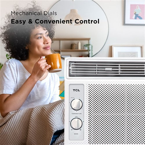TCL - 5000 BTU Window AC, Mechanical, 115V, R32 TCL - 5000 BTU Window AC, Mechanical, 115V, R32