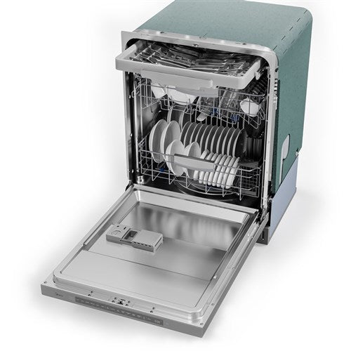 Midea - 24" Top Ctrl Dishwasher, 45 dBA, 3rd Rack, Wi-Fi - Stainless - MDT24P4AST Midea - 24" Top Ctrl Dishwasher, 45 dBA, 3rd Rack, Wi-Fi - Stainless - MDT24P4AST