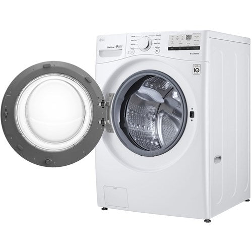 LG - 4.5 CF Front Load Washer (WM3400CW) & 7.4 CF Electric Dryer (DLE3400W) - WM3400CW-E-KIT LG - 4.5 CF Front Load Washer (WM3400CW) & 7.4 CF Electric Dryer (DLE3400W) - WM3400CW-E-KIT