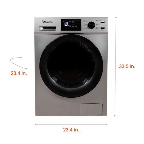 Magic Chef - 2.7 Cu Ft Washer Dryer Combo - MCSCWD27S5 Magic Chef - 2.7 Cu Ft Washer Dryer Combo - MCSCWD27S5