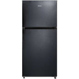 Midea - 18 CF Top Mount Refrigerator, Glass Shelves, Ice Maker Ready, ESTAR - MRT18S3ABB Midea - 18 CF Top Mount Refrigerator, Glass Shelves, Ice Maker Ready, ESTAR - MRT18S3ABB