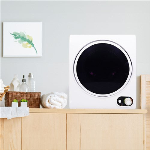 Magic Chef - 1.5 Cu. Ft. Compact Dryer - Sensor - White - UBLDRY15W