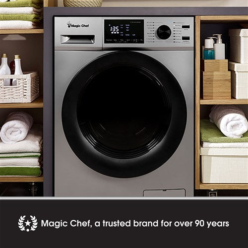 Magic Chef - 2.7 Cu Ft Washer Dryer Combo - MCSCWD27S5 Magic Chef - 2.7 Cu Ft Washer Dryer Combo - MCSCWD27S5