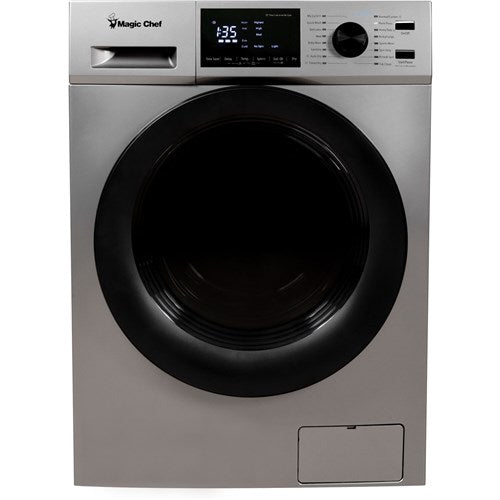 Magic Chef - 2.7 Cu Ft Washer Dryer Combo - MCSCWD27S5