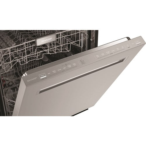 Sharp - 24" Smart Top Ctrl Dishwasher, 45 dBA, 3rd Rack - SDW6888JS Sharp - 24" Smart Top Ctrl Dishwasher, 45 dBA, 3rd Rack - SDW6888JS