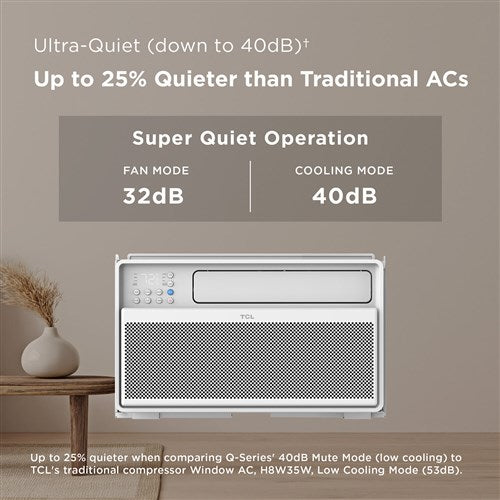 TCL - 10000 BTU Inverter Smart Window AC, 115V, R32 TCL - 10000 BTU Inverter Smart Window AC, 115V, R32