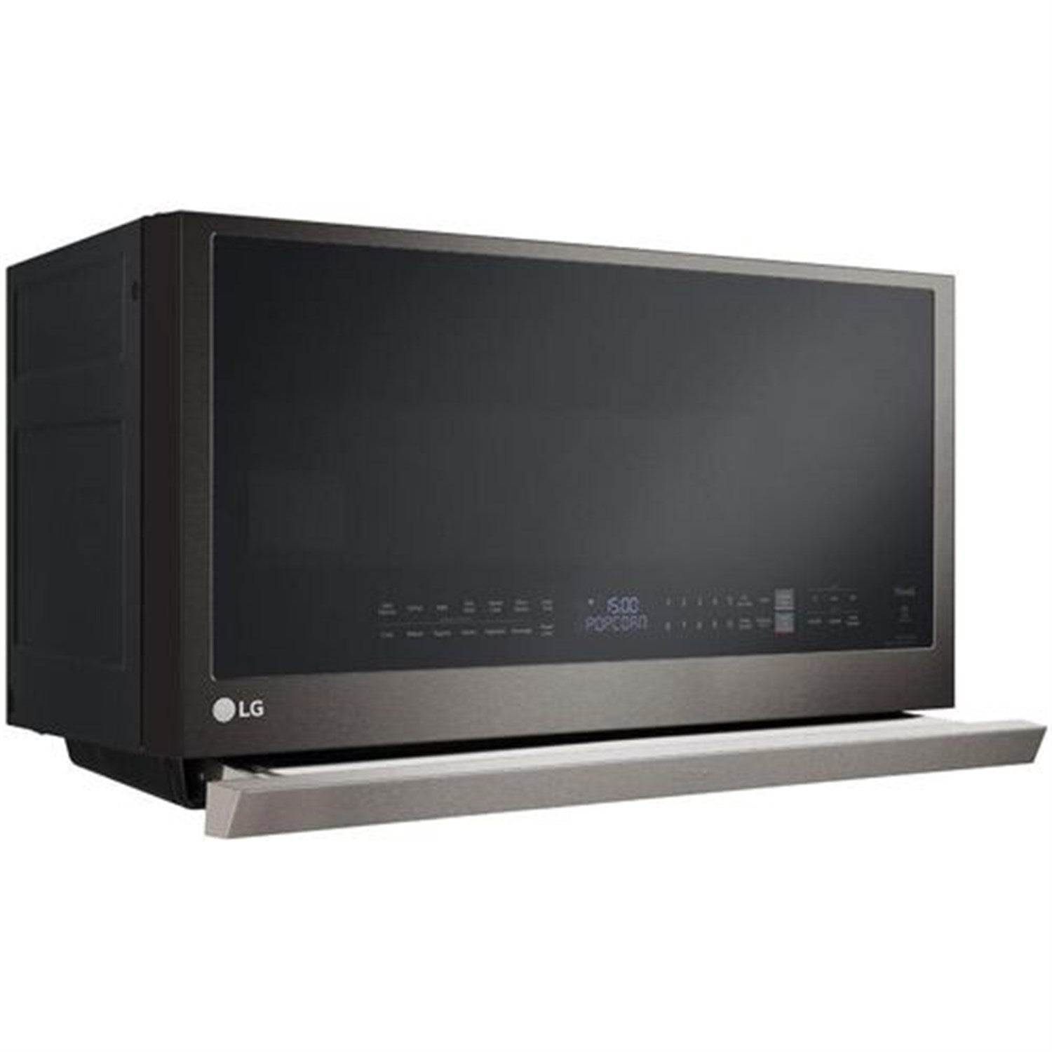 LG - 2.1 cu. ft. Over-the-Range-Microwave in PrintProof® Black Stainless Steel - MVEL2137D LG - 2.1 cu. ft. Over-the-Range-Microwave in PrintProof® Black Stainless Steel - MVEL2137D