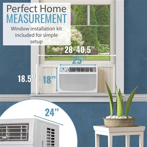 Keystone Energy Star 18,000/17,700 BTU 230V Window/Wall Air Conditioner with Follow Me LCD Remote Control | KSTAW18C Keystone Energy Star 18,000/17,700 BTU 230V Window/Wall Air Conditioner with Follow Me LCD Remote Control | KSTAW18C