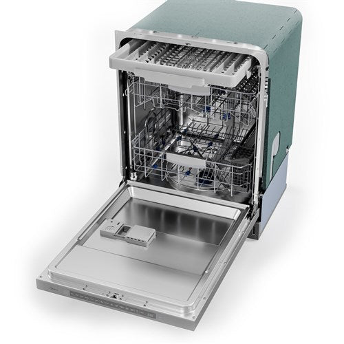 Midea - 24" Top Ctrl Dishwasher, 45 dBA, 3rd Rack, Wi-Fi - Stainless - MDT24P4AST Midea - 24" Top Ctrl Dishwasher, 45 dBA, 3rd Rack, Wi-Fi - Stainless - MDT24P4AST