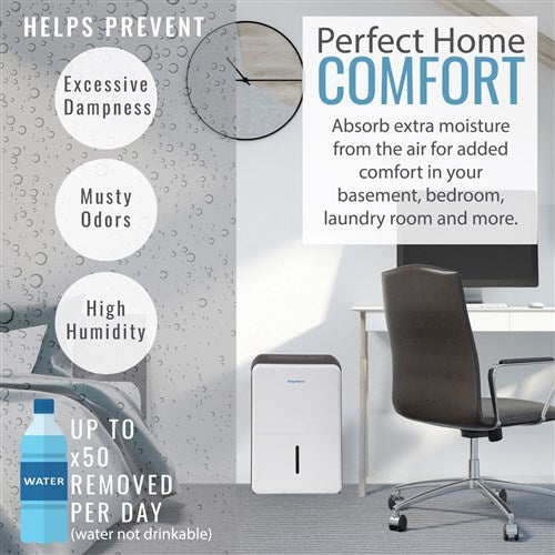 Keystone - 50 Pints Dehumidifier, The ENERGY STAR Most Efficient (old DOE 70P) - KSTAD504E Keystone - 50 Pints Dehumidifier, The ENERGY STAR Most Efficient (old DOE 70P) - KSTAD504E