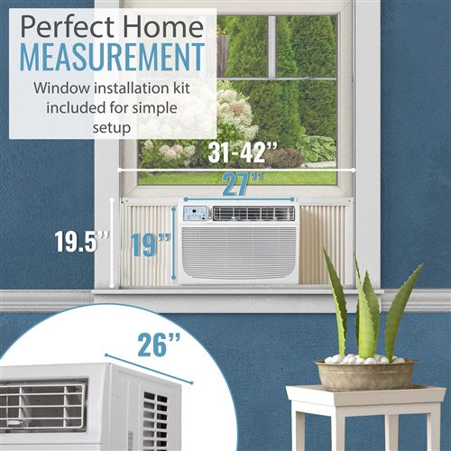 Keystone Energy Star 25,000/24,700 BTU 230V Window/Wall Air Conditioner with Follow Me LCD Remote Control | KSTAW25C Keystone Energy Star 25,000/24,700 BTU 230V Window/Wall Air Conditioner with Follow Me LCD Remote Control | KSTAW25C