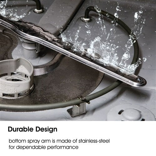 Sharp - 24" Dishwasher, 49 dBA, 3rd Rack - SDW6506JS Sharp - 24" Dishwasher, 49 dBA, 3rd Rack - SDW6506JS