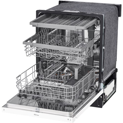 LG - 24" Front Control Dishwasher, 48 dBA, QuadWash, EasyRack Plus, 3rd Rack - LDFN4542W LG - 24" Front Control Dishwasher, 48 dBA, QuadWash, EasyRack Plus, 3rd Rack - LDFN4542W