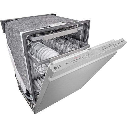 LG - 24" Top Ctrl Dishwasher, 44 dBA, 3rd Rack, TrueSteam, ThinQ - LDP6810SS LG - 24" Top Ctrl Dishwasher, 44 dBA, 3rd Rack, TrueSteam, ThinQ - LDP6810SS