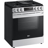 LG - 5.8 CF Gas Single Oven Slide-In Range, Air Fry, Fan Convection, ThinQ - LSGL5833F LG - 5.8 CF Gas Single Oven Slide-In Range, Air Fry, Fan Convection, ThinQ - LSGL5833F