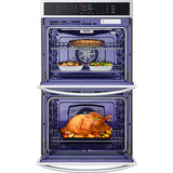 LG - 9.4 CF / 30" Smart Double Wall Oven with True Convection, InstaView - Electric Wall Ovens - WDEP9427F LG - 9.4 CF / 30" Smart Double Wall Oven with True Convection, InstaView - Electric Wall Ovens - WDEP9427F