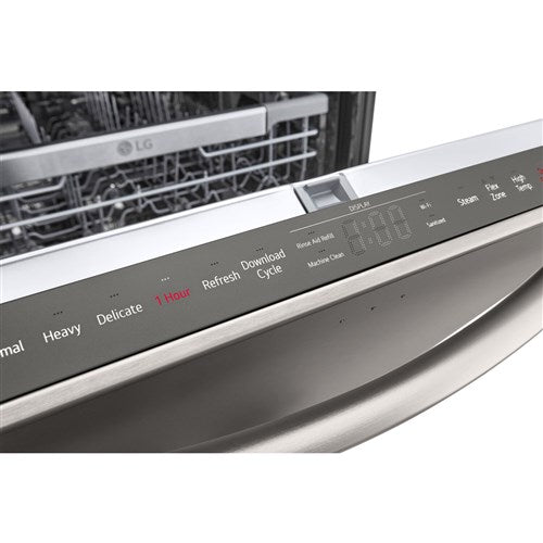 LG - 24" Top Control Dishwasher, 42dB, Smart WiFi, QuadWash Pro, Dynamic Dry - LDTH7972D LG - 24" Top Control Dishwasher, 42dB, Smart WiFi, QuadWash Pro, Dynamic Dry - LDTH7972D