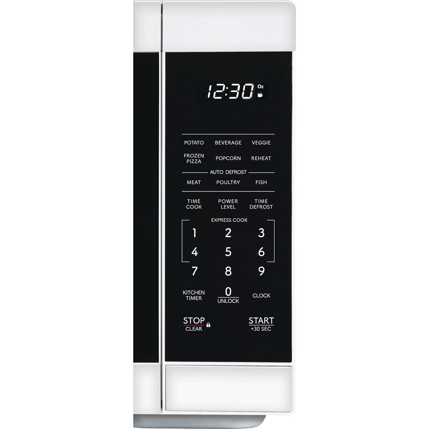 Sharp - 1.1 CF Countertop Microwave Oven - White Sharp - 1.1 CF Countertop Microwave Oven - White