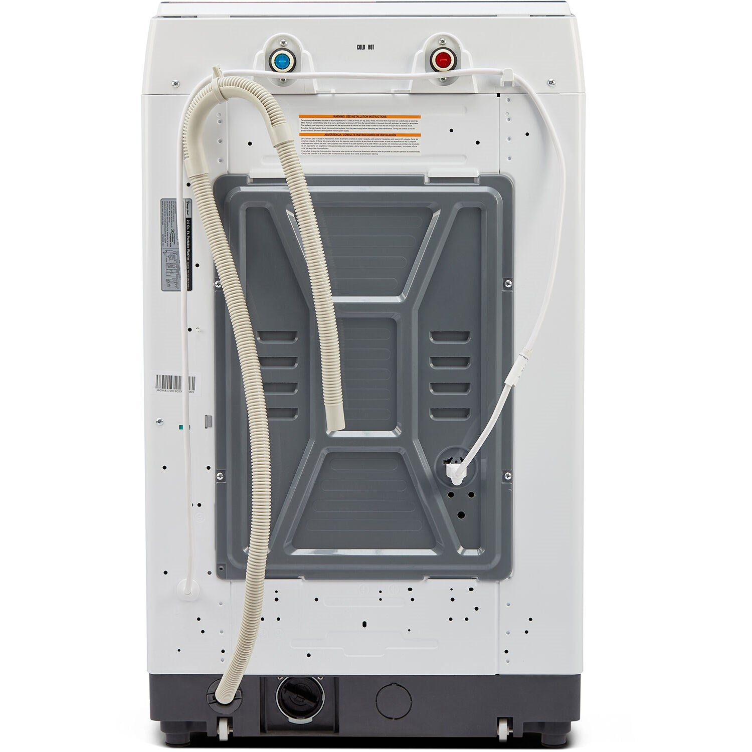 Magic Chef - 2.0 Cu Ft Top-load Compact Washer Wash Machines - MCSTCW20W6 Magic Chef - 2.0 Cu Ft Top-load Compact Washer Wash Machines - MCSTCW20W6