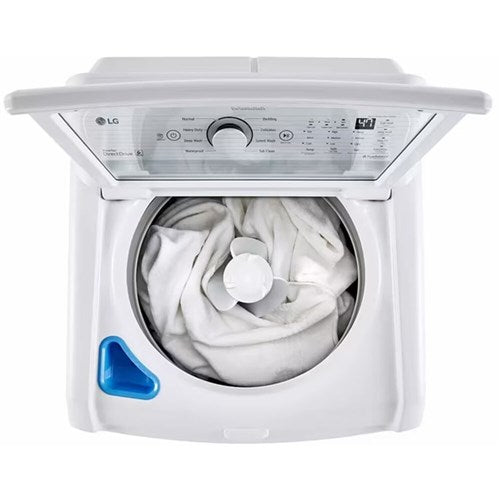 LG - 4.3 CF Top Load Washer (WT7005CW) & 7.3 Electric Dryer (DLE7000W) - WT7005CW-E-KIT LG - 4.3 CF Top Load Washer (WT7005CW) & 7.3 Electric Dryer (DLE7000W) - WT7005CW-E-KIT