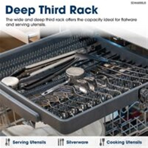 Sharp - 24" Smart Top Ctrl Dishwasher, 45 dBA, 3rd Rack - SDW6888JS Sharp - 24" Smart Top Ctrl Dishwasher, 45 dBA, 3rd Rack - SDW6888JS