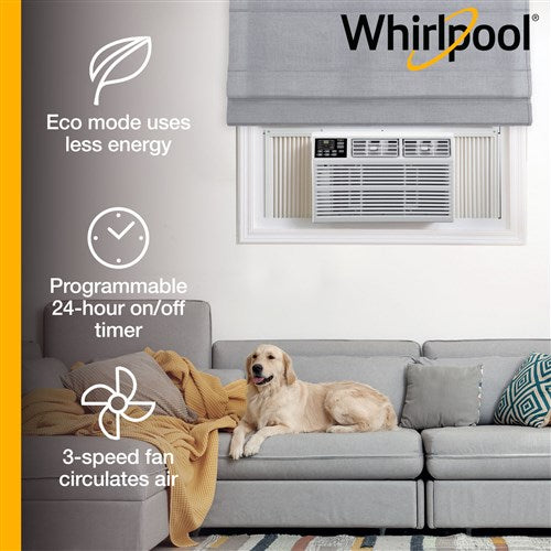 Whirlpool 24, 000 BTU Window AC with Electronic Controls - White | WHAW242CW Whirlpool 24, 000 BTU Window AC with Electronic Controls - White | WHAW242CW