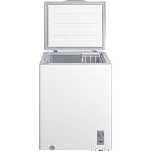 Midea - 5.0 CF Chest Freezer, Contour Design - White - MRC05M4AWW Midea - 5.0 CF Chest Freezer, Contour Design - White - MRC05M4AWW