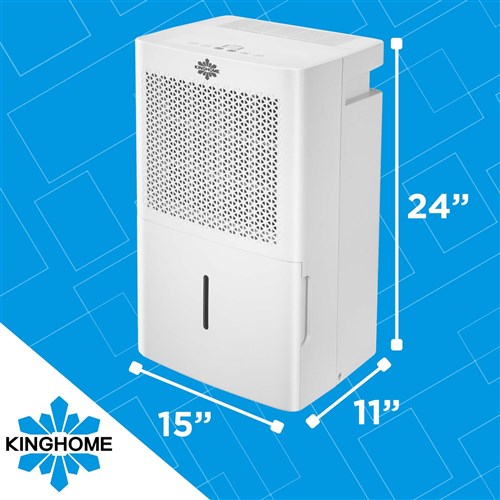 Kinghome - 50 Pint Dehumidifier (Old 70 Pint), Energy Star - KHD50BW Kinghome - 50 Pint Dehumidifier (Old 70 Pint), Energy Star - KHD50BW