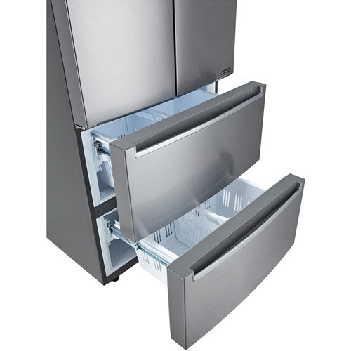 LG - 19 CF 4-Door Counter Depth French Door Refrigerator, 33" - LRMNC1803S LG - 19 CF 4-Door Counter Depth French Door Refrigerator, 33" - LRMNC1803S