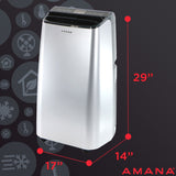 Amana - 10,000 BTU Portable AC - Portable - AMAP101AW-2 Amana - 10,000 BTU Portable AC - Portable - AMAP101AW-2