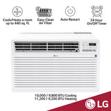 LG - 10, 000 BTU Thru-the-Wall Air Conditioner with Heat, 230V | LT1033HNR LG - 10, 000 BTU Thru-the-Wall Air Conditioner with Heat, 230V | LT1033HNR