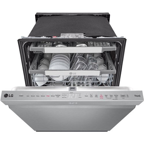 LG - 24" Top Control Dishwasher, 42dB, Smart WiFi, QuadWash Pro, Dynamic Dry - LDPH7972S LG - 24" Top Control Dishwasher, 42dB, Smart WiFi, QuadWash Pro, Dynamic Dry - LDPH7972S