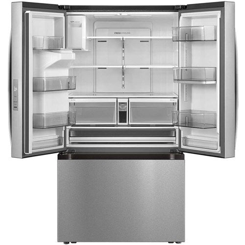 Midea - 29 CF 3-Door French Door, Dual Ice Maker, Water and Ice Dispenser, ESTAR - MRF29D6AST Midea - 29 CF 3-Door French Door, Dual Ice Maker, Water and Ice Dispenser, ESTAR - MRF29D6AST