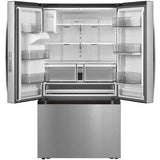 Midea - 29 CF 3-Door French Door, Dual Ice Maker, Water and Ice Dispenser, ESTAR - MRF29D6AST Midea - 29 CF 3-Door French Door, Dual Ice Maker, Water and Ice Dispenser, ESTAR - MRF29D6AST
