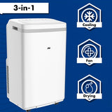 Amana - 8000 BTU Portable Air Conditioner - white | MF-08KC Amana - 8000 BTU Portable Air Conditioner - white | MF-08KC