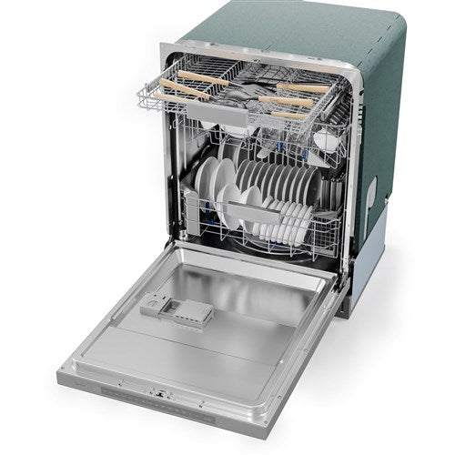 Midea - 24" Top Ctrl Dishwasher, 45 dBA, 3rd Rack, Wi-Fi - Stainless - MDT24P5AST Midea - 24" Top Ctrl Dishwasher, 45 dBA, 3rd Rack, Wi-Fi - Stainless - MDT24P5AST