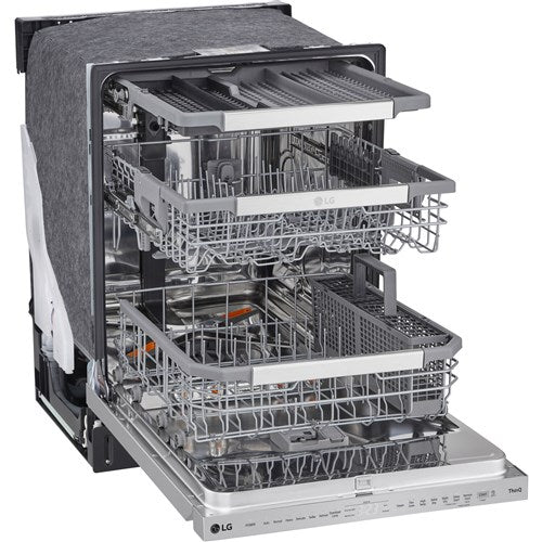 LG - 24" Top Control Dishwasher, 44dB, Smart WiFi, QuadWash Pro, Dynamic Dry - LDPS6762S LG - 24" Top Control Dishwasher, 44dB, Smart WiFi, QuadWash Pro, Dynamic Dry - LDPS6762S