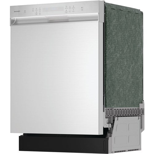 Sharp - 24" Dishwasher, 49 dBA, 3rd Rack - SDW6506JS