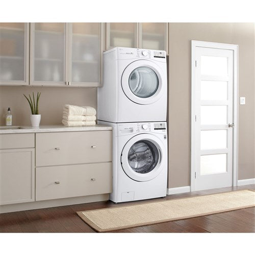 LG - 4.5 CF Front Load Washer (WM3400CW) & 7.4 CF Electric Dryer (DLE3400W) - WM3400CW-E-KIT LG - 4.5 CF Front Load Washer (WM3400CW) & 7.4 CF Electric Dryer (DLE3400W) - WM3400CW-E-KIT