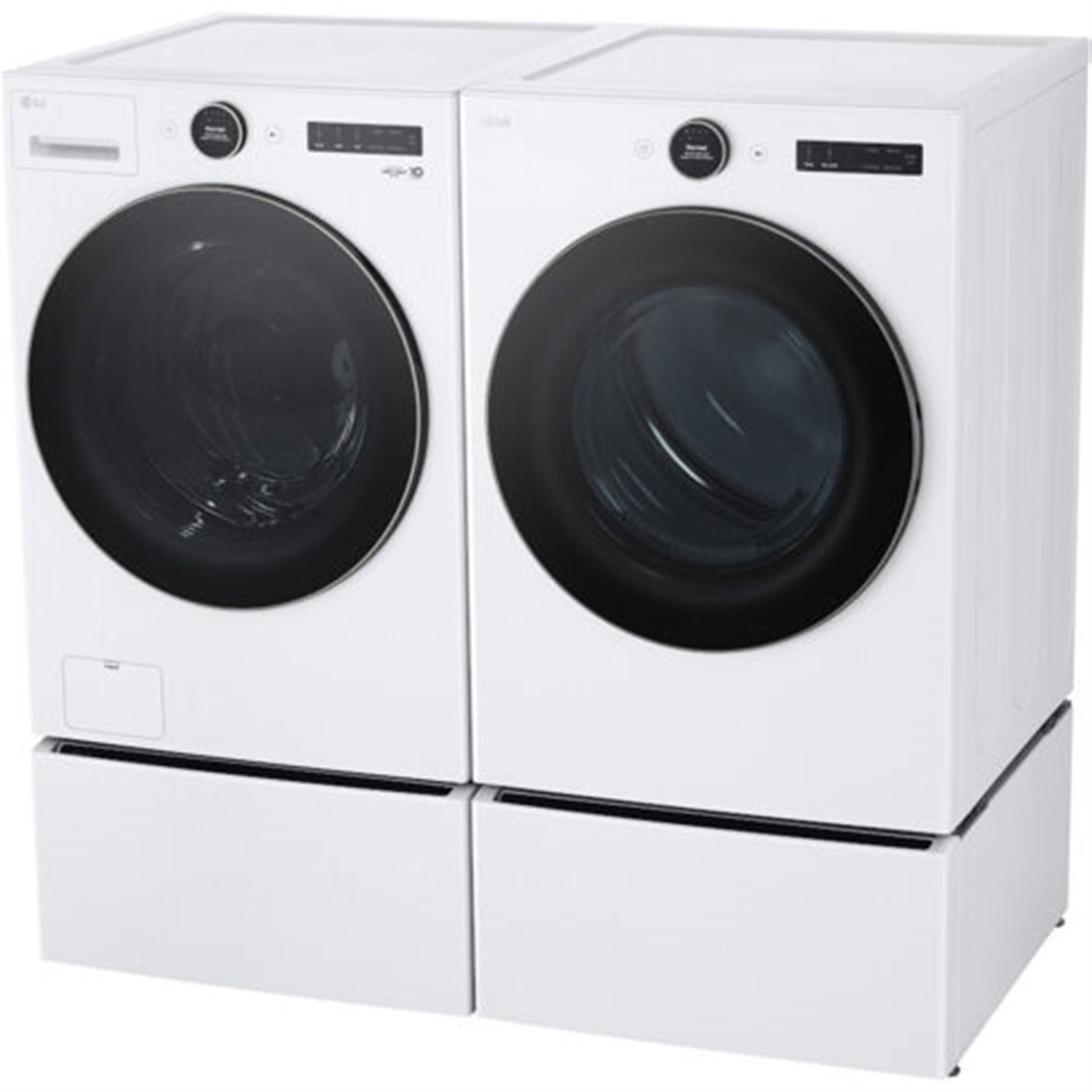 LG - 4.5 CF Ultra Large Capacity Front Load Washer with AIDD, Steam, Wi-FiWash Machines - WM5500HWA LG - 4.5 CF Ultra Large Capacity Front Load Washer with AIDD, Steam, Wi-FiWash Machines - WM5500HWA