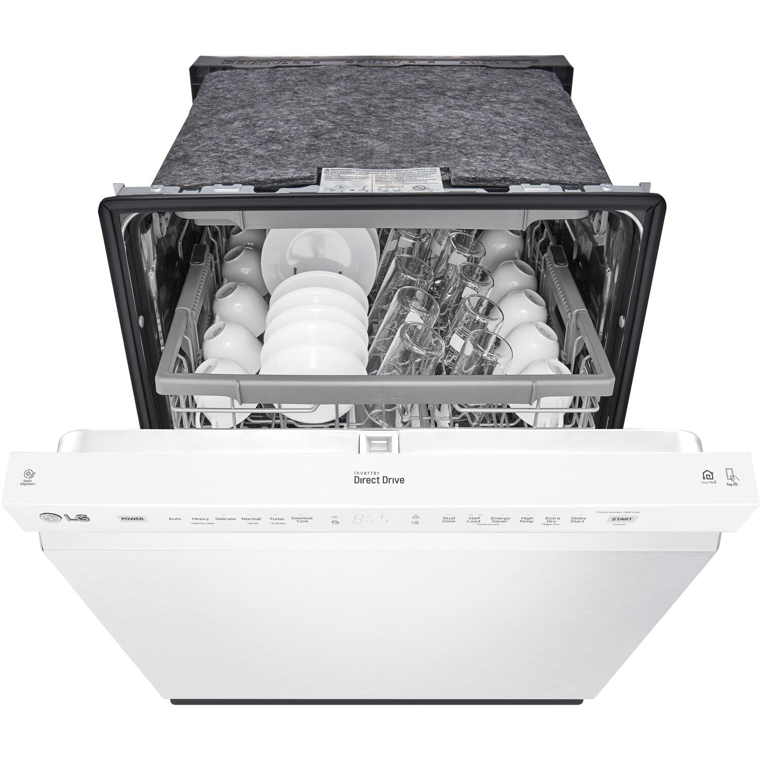 LG - Semi Integrated Built In Dishwashers - LDFN4542W LG - Semi Integrated Built In Dishwashers - LDFN4542W