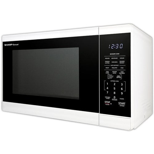 Sharp - 1.4 CF Countertop Microwave OvenMicrowaves - ZSMC1461HW Sharp - 1.4 CF Countertop Microwave OvenMicrowaves - ZSMC1461HW