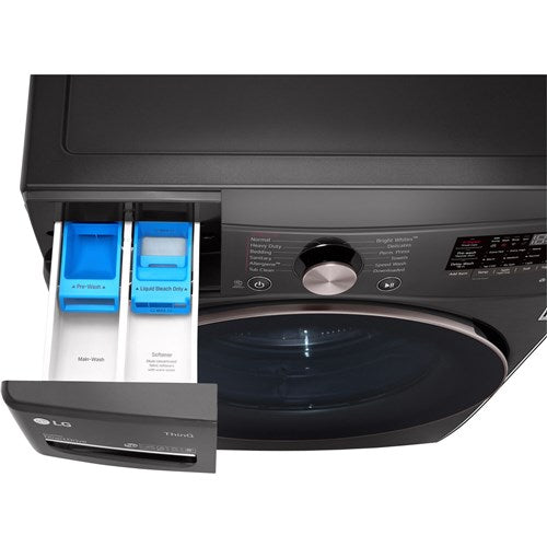 LG - 4.5 CF Front Load Washer (WM4000HBA) & 7.4 CF Electric Dryer (DLEX4000B) - WM4000HBA-E-KIT LG - 4.5 CF Front Load Washer (WM4000HBA) & 7.4 CF Electric Dryer (DLEX4000B) - WM4000HBA-E-KIT